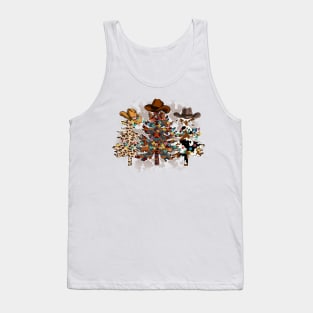 cowboy Christmas Tank Top